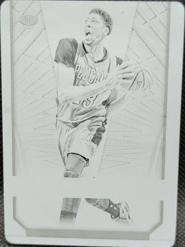 ANTHONY DAVIS 2014-15 National Treasures Sneaker Swatches PRINTING PLATE SP #1/1