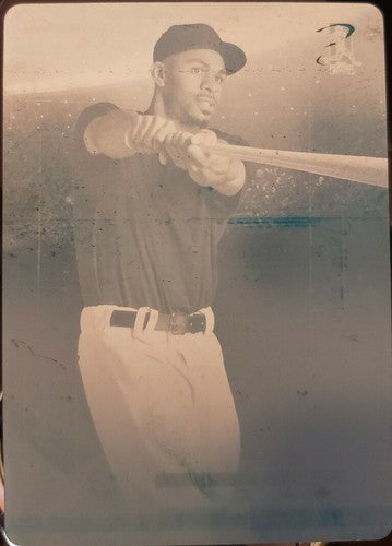 MICHAEL BOURN 2011 Panini Playoff Contenders PRINTING PLATE SP #1/1 of 1 Braves