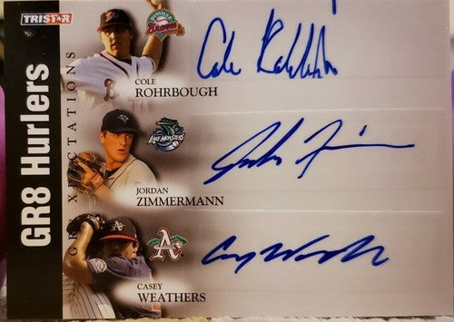 Jordan ZIMMERMANN Casey WEATHERS ROHRBOUGH 2008 TRISTAR PROjections Triple AUTO