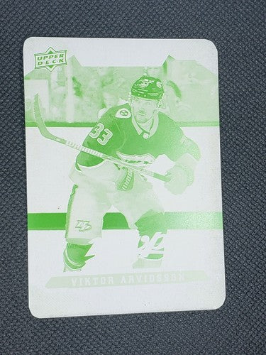 VIKTOR ARVIDSSON 2019-20 Upper Deck NHL MVP PRINTING PLATE #1/1 Predators One of