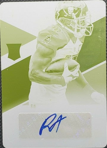 ROBERT HERRON 2014 Panini Absolute RC DUAL AUTO PRINTING PLATE SP 1/1 Buccaneers