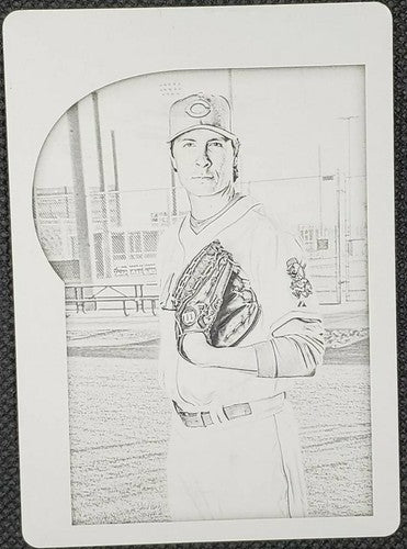HOMER BAILEY 2015 Topps Gypsy Queen PRINTING PLATE SP One of #1/1 Reds Twins A's