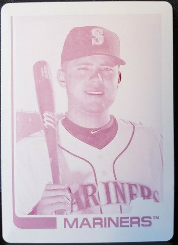 JESUS MONTERO 2013 Topps Archives Magenta PRINTING PLATE SP 1/1 Mariners Yankees