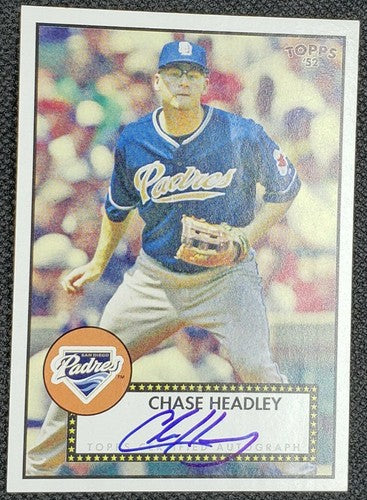 CHASE HEADLEY 2007 Topps 52 Signatures SP AUTO #52S-CH San Diego Padres Yankees
