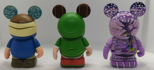 9 Disney 3" Vinylmation Mickey's Christmas Carol LOT Scrooge McDuck Goofy Ghosts