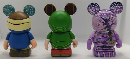 9 Disney 3" Vinylmation Mickey's Christmas Carol LOT Scrooge McDuck Goofy Ghosts