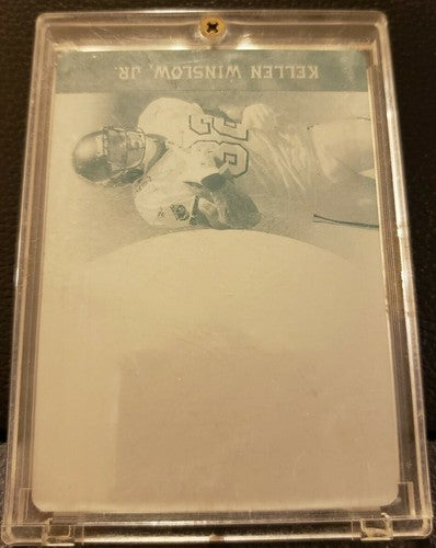 KELLEN WINSLOW JR 2010 Panini Plates & Patches PRINTING PLATE SP #1/1 Buccaneers
