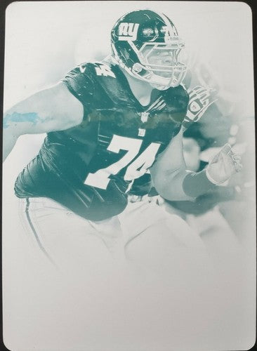 JONATHAN HANKINS 2013 Panini National Treasures PRINTING PLATE SP #1/1 NY Giants