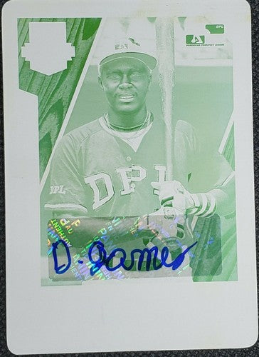 DANIEL GOMEZ 2021 Panini Elite Extra Edition AUTO PRINTING PLATE #1/1 Cleveland