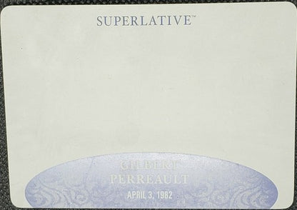 GILBERT PERREAULT 2015 In the Game Superlative Hockey PRINTING PLATE #1/1 Sabres