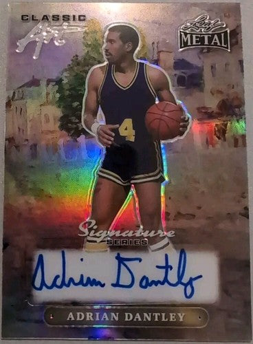 ADRIAN DANTLEY 2024 Leaf Metal Signature Series Classic Art AUTO 1/1 Jazz Lakers