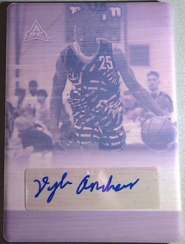 DYLAN ANDREWS 2021-22 Leaf Memories 1991 AUTO PRINTING PLATE SP #1/1 UCLA Bruins