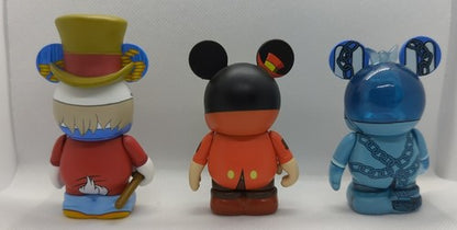 9 Disney 3" Vinylmation Mickey's Christmas Carol LOT Scrooge McDuck Goofy Ghosts