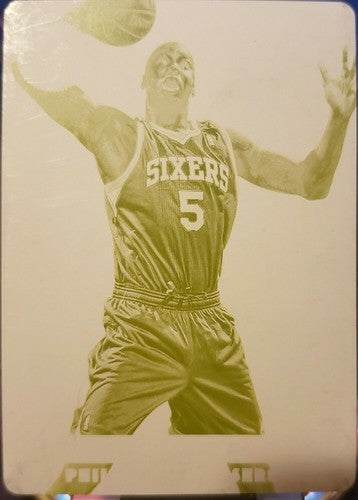 ARNETT MOULTRIE 2012-13 Panini Totally Certified PRINTING PLATE #1/1 of 1 76ers