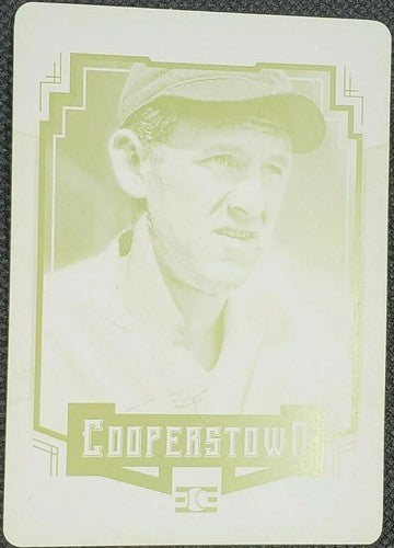 LEFTY GOMEZ 2015 Panini Cooperstown HOF Induction PRINTING PLATE SP #1/1 Yankees