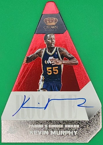 KEVIN MURPHY 2012-13 Panini Preferred Crown Royale Die Cut RC AUTO SP #/99 Jazz