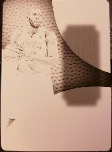 GREG MONROE 2012-13 Panini Immaculate Logoman PRINTING PLATE #1/1 Pistons Bucks