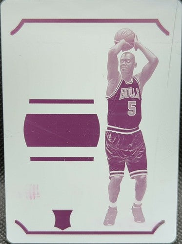 BOBBY PORTIS 2015-16 Panini National Treasures Logoman PRINTING PLATE #1/1 Bulls