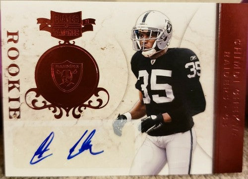 CHIMDI CHEKWA 2011 Panini Plates & Patches RC AUTO SP #/199 Oakland Raiders #192