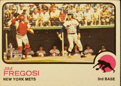 JIM FREGOSI 2014 Topps 75th Anniversary Stamped Buyback 1973 Mets #525 Angels SP