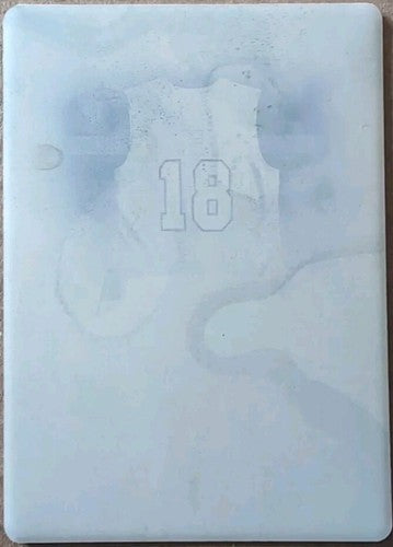 TED KLUSZEWSKI 2022 Leaf Game Used Lumber PRINTING PLATE SP #1/1 Reds Redlegs of