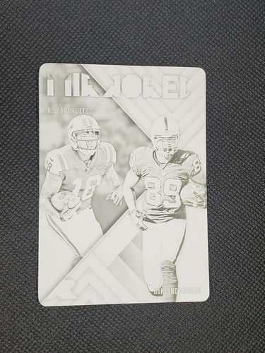 Amari COOPER ArDarius STEWART 2017 Panini XR DUAL RC PRINTING PLATE #1/1 Raiders