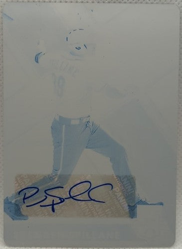 BRENDEN SPILLANE 2019 Panini Elite Extra Edition RC AUTO PRINTING PLATE 1/1 Reds
