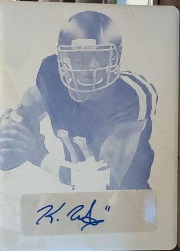 KELLEN MOND 2021 Leaf Metal Draft Portrait AUTO PRINTING PLATE SP 1/1 Vikings of