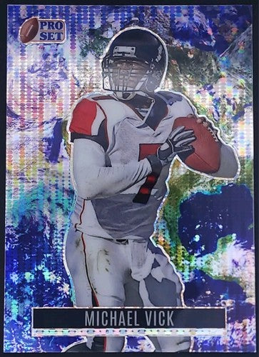 MICHAEL VICK 2023 Leaf Pro Set Metal Retro EARTH LAND PULSAR #1/1 Falcons Eagles