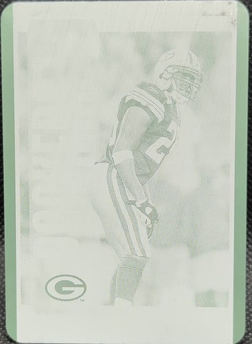 MARVIEL UNDERWOOD 2005 Topps Bowman RC PRINTING PLATE SP #1/1 Packers One of