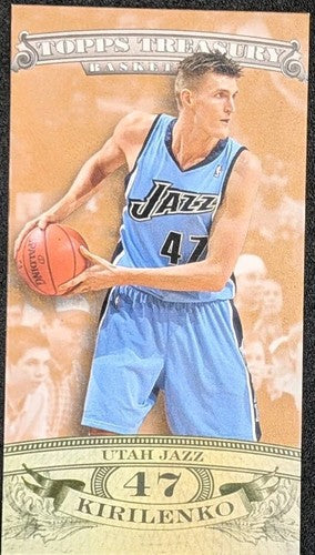 ANDREI KIRILENKO 2008-09 Topps Treasury Rip Card MINI BRONZE SP #64/99 Utah Jazz