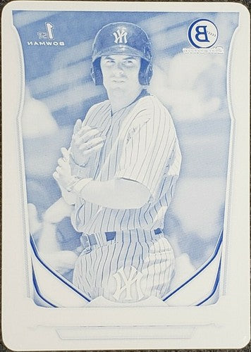 MICHAEL O'NEILL 2014 Topps Bowman Chrome Mini 1st RC PRINTING PLATE #1/1 Yankees