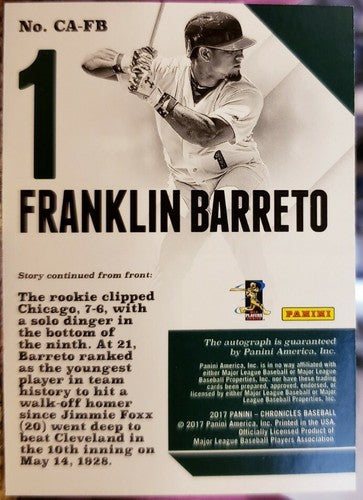 OAKLAND A'S ATHLETICS 5X AUTO LOT Franklin Barreto Jesse Hahn Javier Herrera SP