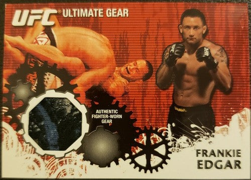 FRANKIE EDGAR 2010 Topps UFC Series 4 Ultimate Gear Fighter Used Worn Relic MMA