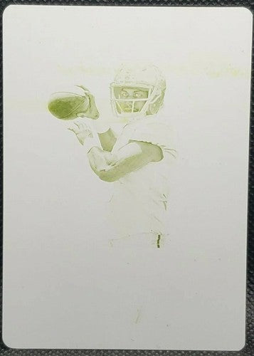 DAVIS WEBB 2017 Panini Playoff RC PRINTING PLATE #1/1 Giants Bills 2018 Patches