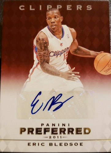 ERIC BLEDSOE 2011-12 Panini Preferred AUTO SP #/99 Clippers Suns Bucks Pelicans