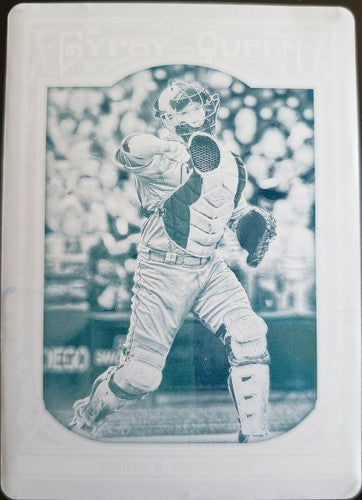 MIGUEL MONTERO 2013 Topps Gypsy Queen Cyan PRINTING PLATE SP 1/1 Diamondbacks of