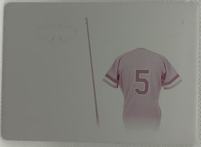 BILL MADLOCK 2021 Leaf Lumber Nickname Fame PRINTING PLATE SP #1/1 Cubs Pirates