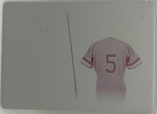 BILL MADLOCK 2021 Leaf Lumber Nickname Fame PRINTING PLATE SP #1/1 Cubs Pirates