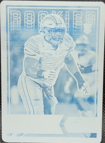 ADOLPHUS WASHINGTON 2016 Panini Classics RC PRINTING PLATE #1/1 Bills OSU One of