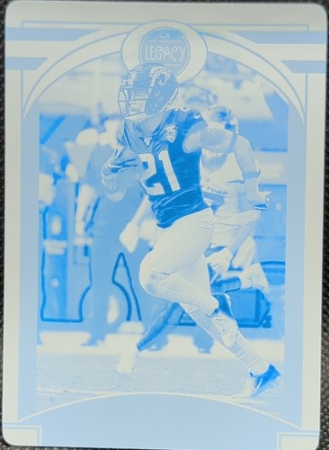 A. J. BOUYE 2020 Panini Legacy PRINTING PLATE SP #1/1 Jaguars Panthers AJ One of