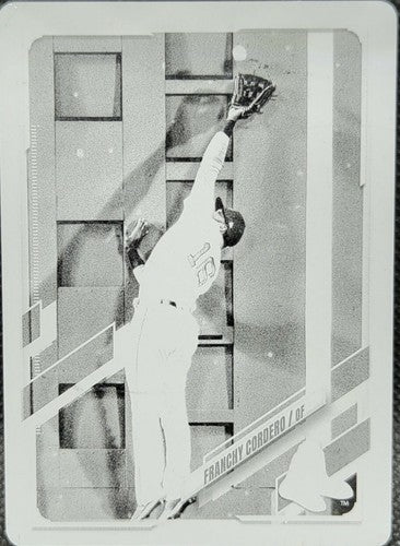 FRANCHY CORDERO 2021 Topps Update PRINTING PLATE SP #1/1 Red Sox Royals One of
