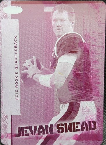 JEVAN SNEAD 2010 SAGE Hit Prospectus RC PRINTING PLATE SP #1/1 Buccaneers One of