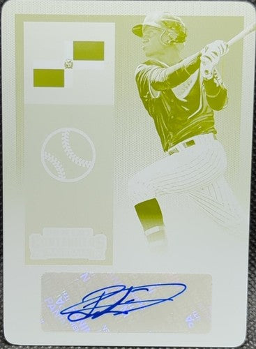 LUIS ENCARNACION 2015 Panini Contenders RC AUTO PRINTING PLATE #1/1 Phillies of