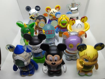 Disney Park Series #7 Vinylmation 13 SET + Chaser Topper Mickey Mouse World Land