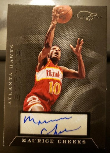 MAURICE MO CHEEKS 2010-11 Panini Elite Black Box AUTO Autograph SP #/149 Hawks
