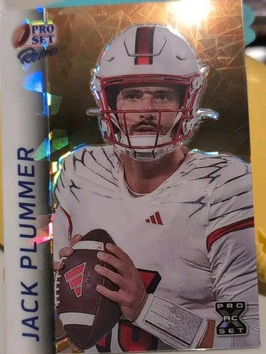 JACK PLUMMER 2024 Leaf Pro Set Metal Retro GOLD CRYSTALS #1/1 Panthers Cardinals