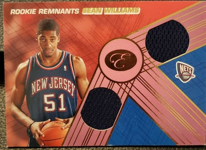 SEAN WILLIAMS 2007-08 Bowman Elevation Remnants Dual Jersey Pink SP #/99 RC Nets