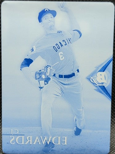 CARL EDWARDS JR 2014 Bowman Platinum Chrome RC PRINTING PLATE #1/1 Cubs CJ C. J.