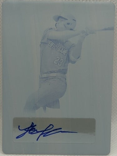 DOMINIC HELLMAN 2021 Leaf Perfect Game All-American AUTO PRINTING PLATE #1/1 Dom